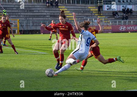 27 février 2022, Rome, Italie: ELISA Polli d'Inter femmes pendant le match de football femmes roms contre Inter Milano femmes (Credit image: © Roberto Bettacchi/Pacific Press via ZUMA Press Wire) Banque D'Images