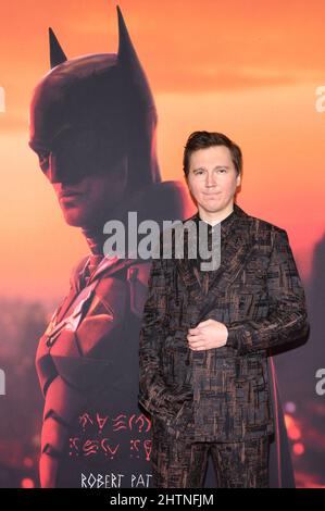 New York, États-Unis. 01st mars 2022. Paul Dano participe à la première mondiale de « The Batman » au Josie Robertson Plaza, Lincoln Center, New York, NY, le 1 mars, 2022. (Photo par Anthony Behar/Sipa USA) crédit: SIPA USA/Alay Live News Banque D'Images