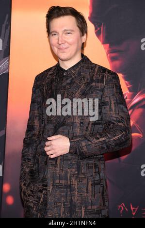 New York, États-Unis. 01st mars 2022. Paul Dano participe à la première mondiale de « The Batman » au Josie Robertson Plaza, Lincoln Center, New York, NY, le 1 mars, 2022. (Photo par Anthony Behar/Sipa USA) crédit: SIPA USA/Alay Live News Banque D'Images