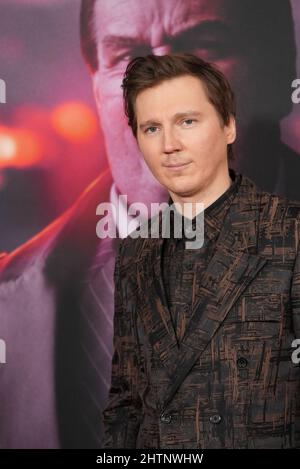 New York, États-Unis. 01st mars 2022. Paul Dano assiste à la première mondiale de 'The Batman' au Lincoln Center Josie Robertson Plaza à New York. (Photo de John Nacion/SOPA Images/Sipa USA) crédit: SIPA USA/Alay Live News Banque D'Images