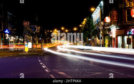 Belfast longue exposition Banque D'Images