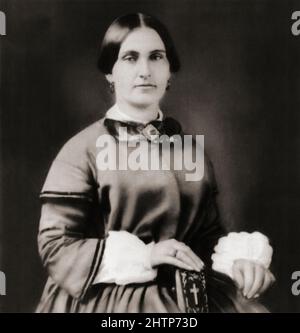 Mary Surratt, nom complet Mary Elizabeth Jenkins Surratt, v. 1820 - 1865. Américain, exécuté par pendaison pour implication dans une conspiration qui a abouti à l'assassinat du président américain Abraham Lincoln. Elle a maintenu son innocence jusqu'au bout Banque D'Images
