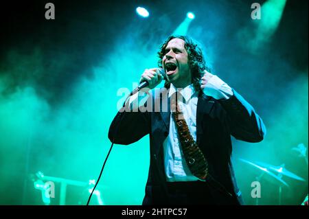 Copenhague, Danemark. 28th, février 2022. Le chanteur et compositeur danois Goss joue un concert à l'Amager Bio à Copenhague. (Crédit photo: Gonzales photo - Nikolaj Bransholm). Banque D'Images
