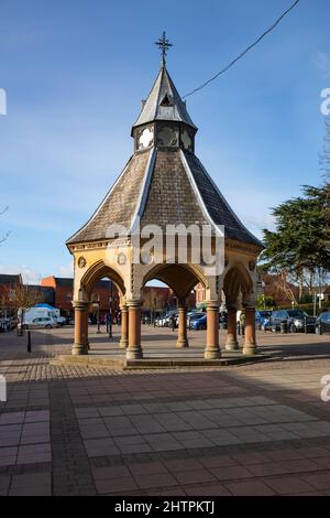 Bingham Butter Cross, Bingham Market place, Notinghamshire Banque D'Images