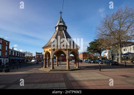 Bingham Butter Cross, Bingham Market place, Notinghamshire Banque D'Images