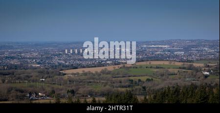 vue sur le pays noir Banque D'Images