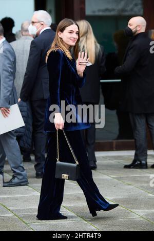 Pampelune, Navarre, Espagne. 2nd mars 2022. Maria Valverde assiste à la remise des médailles d'or du mérite en beaux-arts 2020 au Centre de conférences et Auditorium de Navarre Baluarte le 2 mars 2022 à Pampelune, Espagne (Credit image: © Jack Abuin/ZUMA Press Wire) Credit: ZUMA Press, Inc./Alay Live News Banque D'Images