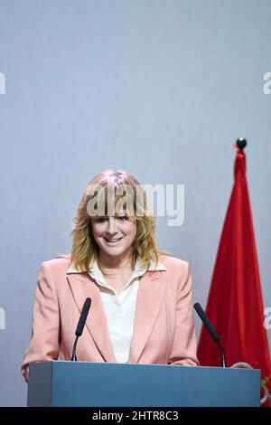 Pampelune, Navarre, Espagne. 2nd mars 2022. Emma Suarez assiste à la remise des médailles d'or du mérite en beaux-arts 2020 au Centre de conférences et Auditorium de Navarre Baluarte le 2 mars 2022 à Pampelune, Espagne (Credit image: © Jack Abuin/ZUMA Press Wire) Credit: ZUMA Press, Inc./Alay Live News Banque D'Images