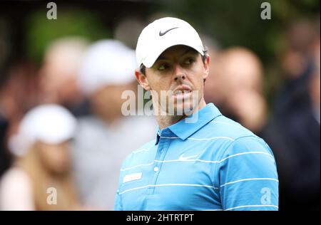 Photo du dossier datée du 22-09-2019 de Rory McIlroy, en Irlande du Nord. L'ancien champion Rory McIlroy a été pris à l'aback par les changements apportés à Bay Hill qui pourraient menacer son superbe record dans le Arnold Palmer Invitational. Date de publication : le mercredi 2 mars 2022. Banque D'Images