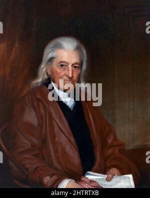 William Samuel Johnson (1727-1819). Portrait du Père fondateur américain par John Wesley Jarvis, huile sur toile, c. 1814 Banque D'Images