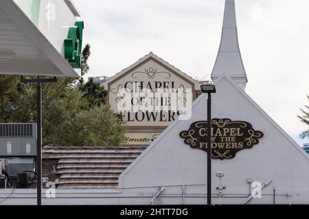 Chapelle des fleurs sur Las Vegas Boulevard à Las Vegas, Nevada Banque D'Images