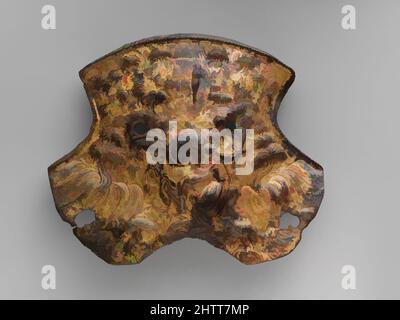 Art inspiré par Pommel plate, env. 1580, français ou flamand, acier, or, 8 3/4 x 7 po. (22,2 x 17,8 cm) ; poids 12 oz (352 g), équipement équestre-selles, très peu d'aciers de selle sont décorés avec des ornement en relief comprenant des représentations de figuration ou des scènes narratives. Les œuvres classiques très denses modernisées par Artotop avec une touche de modernité. Formes, couleur et valeur, impact visuel accrocheur sur l'art émotions par la liberté d'œuvres d'art d'une manière contemporaine. Un message intemporel qui cherche une nouvelle direction créative. Artistes qui se tournent vers le support numérique et créent le NFT Artotop Banque D'Images