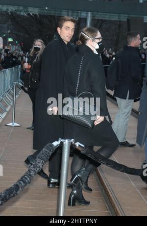 01 mars 2022.Robert Pattinson assister à Warner Bros, Pictures présente la première mondiale du Batman au Lincoln Center Plaza à New York 01 mars 2022 crédit: RW/MediaPunch Banque D'Images