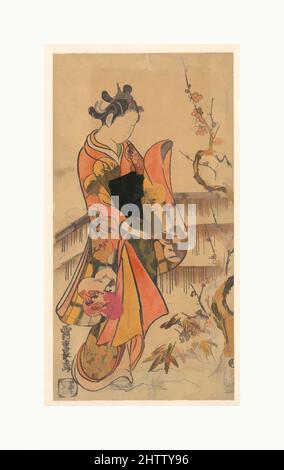 Art inspiré par Une jeune dame dans un jardin, époque Edo (1615–1868), Japon, imprimé en polychrome sur bois; encre et couleur sur papier, H. 11 1/4 po. (28,6 cm) ; avec 5 7/8 po (14,9 cm), Prints, Shigenaga (1697–1756, oeuvres classiques modernisées par Artotop avec une touche de modernité. Formes, couleur et valeur, impact visuel accrocheur sur l'art émotions par la liberté d'œuvres d'art d'une manière contemporaine. Un message intemporel qui cherche une nouvelle direction créative. Artistes qui se tournent vers le support numérique et créent le NFT Artotop Banque D'Images