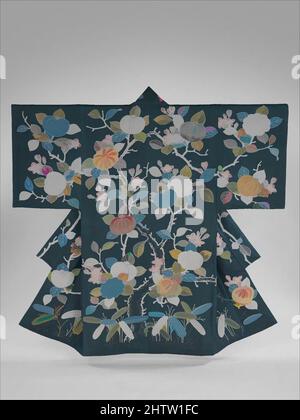 Art inspiré par 納戸平絹地橘模様夜着, Yogi Coverlet, 19th Century, Japon, Silk, 68 x 53 po (172,7 x 134,6 cm), textiles-peints et teints, oeuvres classiques modernisées par Artotop avec une touche de modernité. Formes, couleur et valeur, impact visuel accrocheur sur l'art émotions par la liberté d'œuvres d'art d'une manière contemporaine. Un message intemporel qui cherche une nouvelle direction créative. Artistes qui se tournent vers le support numérique et créent le NFT Artotop Banque D'Images