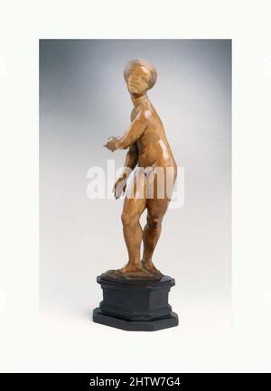 Art inspiré par Lucretia, peut-être 17th siècle, allemand, Boxwood, H. 10-1/2 po. (26,7 cm), Sculpture-miniature, cette sculpture est l'une des statuettes stylistiques liées à Conrad Meit. Le début du XVIIe siècle a été témoin d'un regain d'intérêt pour le style de, les œuvres classiques modernisées par Artotop avec un peu de modernité. Formes, couleur et valeur, impact visuel accrocheur sur l'art émotions par la liberté d'œuvres d'art d'une manière contemporaine. Un message intemporel qui cherche une nouvelle direction créative. Artistes qui se tournent vers le support numérique et créent le NFT Artotop Banque D'Images