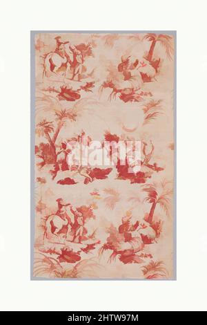 Art inspiré par Panel, 18th Century, British, Cotton and Lin, H. 49 1/4 x W. 27 3/4 pouces, textiles-Printed, Classic œuvres modernisées par Artotop avec une touche de modernité. Formes, couleur et valeur, impact visuel accrocheur sur l'art émotions par la liberté d'œuvres d'art d'une manière contemporaine. Un message intemporel qui cherche une nouvelle direction créative. Artistes qui se tournent vers le support numérique et créent le NFT Artotop Banque D'Images