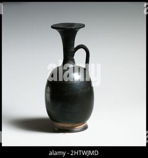 Art inspiré de Squat lekythos, grec, italien du Sud, Poulien, terre cuite, 7 3/4in. (19,7cm), vases, oeuvres classiques modernisées par Artotop avec une touche de modernité. Formes, couleur et valeur, impact visuel accrocheur sur l'art émotions par la liberté d'œuvres d'art d'une manière contemporaine. Un message intemporel qui cherche une nouvelle direction créative. Artistes qui se tournent vers le support numérique et créent le NFT Artotop Banque D'Images