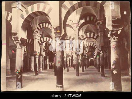 Art inspiré par la mosquée de Cordova, 1880s–90s, impression argentée d'albumine de verre négatif, photographies, Unknown, oeuvres classiques modernisées par Artotop avec un peu de modernité. Formes, couleur et valeur, impact visuel accrocheur sur l'art émotions par la liberté d'œuvres d'art d'une manière contemporaine. Un message intemporel qui cherche une nouvelle direction créative. Artistes qui se tournent vers le support numérique et créent le NFT Artotop Banque D'Images