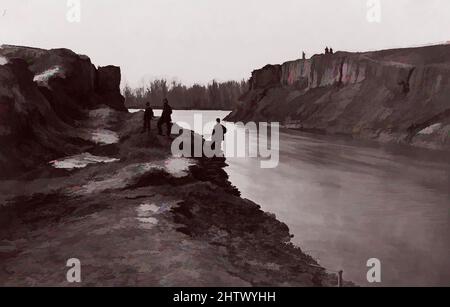 Art inspiré par Dutch Gap Canal, 1865, impression argentée d'une négatif en verre, photographies, Andrew Joseph Russell (américain, 1830–1902), Egbert Guy Fowx (américain, né en 1821, œuvres classiques modernisées par Artotop avec une touche de modernité. Formes, couleur et valeur, impact visuel accrocheur sur l'art émotions par la liberté d'œuvres d'art d'une manière contemporaine. Un message intemporel qui cherche une nouvelle direction créative. Artistes qui se tournent vers le support numérique et créent le NFT Artotop Banque D'Images