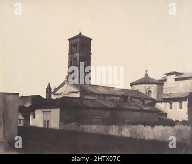 Art inspiré par Santa Pudenziana, Rome, 1850s, imprimé sur papier salé de papier négatif, photographies, Inconnu (British, Classic œuvres modernisées par Artotop avec un peu de modernité. Formes, couleur et valeur, impact visuel accrocheur sur l'art émotions par la liberté d'œuvres d'art d'une manière contemporaine. Un message intemporel qui cherche une nouvelle direction créative. Artistes qui se tournent vers le support numérique et créent le NFT Artotop Banque D'Images