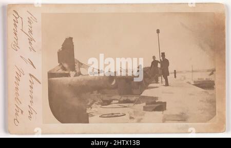 Art inspiré par l'évacuation de fort Sumter, avril 1861, avril 1861, impression argentée d'albumine de verre négatif, image: 1 15/16 × 3 1/8 po. (5 × 7,9 cm), photographies, attribuées à Alma A. Pelot (américain, active Charleston, Caroline du Sud, 1850s–1860s), Attrobuted à Jesse H. Bolles (, œuvres classiques modernisées par Artotop avec un peu de modernité. Formes, couleur et valeur, impact visuel accrocheur sur l'art émotions par la liberté d'œuvres d'art d'une manière contemporaine. Un message intemporel qui cherche une nouvelle direction créative. Artistes qui se tournent vers le support numérique et créent le NFT Artotop Banque D'Images