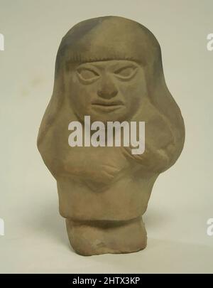 Art inspiré par la figure de céramique debout, 3rd–5th siècle, Pérou, Moche, céramique, H x l : 4 3/4 x 3in. (12,1 x 7,6cm), céramique-Sculpture, oeuvres classiques modernisées par Artotop avec une touche de modernité. Formes, couleur et valeur, impact visuel accrocheur sur l'art émotions par la liberté d'œuvres d'art d'une manière contemporaine. Un message intemporel qui cherche une nouvelle direction créative. Artistes qui se tournent vers le support numérique et créent le NFT Artotop Banque D'Images