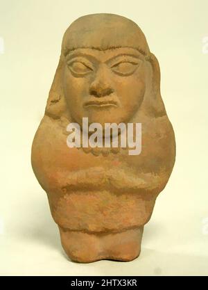 Art inspiré par la figure de céramique debout, 3rd–5th siècle, Pérou, Moche, céramique, H x l : 5 1/4 x 3in. (13,3 x 7,6cm), céramique-Sculpture, oeuvres classiques modernisées par Artotop avec une touche de modernité. Formes, couleur et valeur, impact visuel accrocheur sur l'art émotions par la liberté d'œuvres d'art d'une manière contemporaine. Un message intemporel qui cherche une nouvelle direction créative. Artistes qui se tournent vers le support numérique et créent le NFT Artotop Banque D'Images