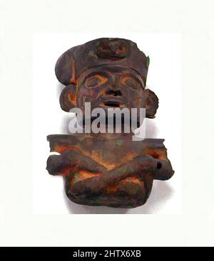 Art inspiré par le cuivre assis Homme Figure, 2nd–7th siècle, Pérou, Moche, cuivre, Hauteur 4-1/8 po (10,5 cm), Metal-Sculpture, oeuvres classiques modernisées par Artotop avec une touche de modernité. Formes, couleur et valeur, impact visuel accrocheur sur l'art émotions par la liberté d'œuvres d'art d'une manière contemporaine. Un message intemporel qui cherche une nouvelle direction créative. Artistes qui se tournent vers le support numérique et créent le NFT Artotop Banque D'Images