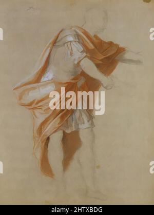 Art inspiré par Coriolanus debout, ca. 1747, craie noire, rouge et blanche, trébuchement, sur papier beige, 8 1/4 x 6 5/16 cm (21 x 16 cm), dessins, Louis Galloche (français, Paris 1670–1761 Paris, oeuvres classiques modernisées par Artotop avec une touche de modernité. Formes, couleur et valeur, impact visuel accrocheur sur l'art émotions par la liberté d'œuvres d'art d'une manière contemporaine. Un message intemporel qui cherche une nouvelle direction créative. Artistes qui se tournent vers le support numérique et créent le NFT Artotop Banque D'Images