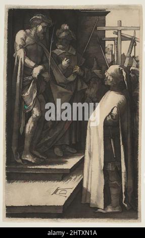 Art inspiré par Ecce Homo, de la passion, 1512, gravure, feuille : 4 3/4 × 3 1/16 po. (12,1 × 7,7 cm), Prints, Albrecht Dürer (allemand, Nuremberg 1471–1528 Nuremberg, œuvres classiques modernisées par Artotop avec une touche de modernité. Formes, couleur et valeur, impact visuel accrocheur sur l'art émotions par la liberté d'œuvres d'art d'une manière contemporaine. Un message intemporel qui cherche une nouvelle direction créative. Artistes qui se tournent vers le support numérique et créent le NFT Artotop Banque D'Images