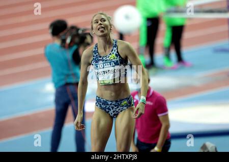 Madrid, espagnol. 02nd mars 2022. Madrid, Espagne; 02,03-2022.- Eleanor PATTERSON, Indoor Tour Gold Madrid 2022 Credit: Juan Carlos Rojas/dpa/Alamy Live News Banque D'Images