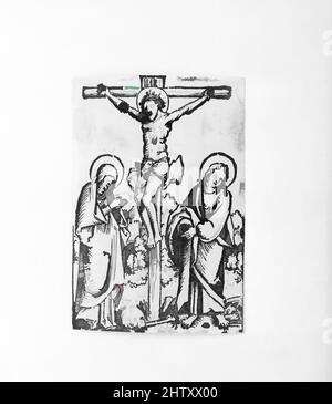 Art inspiré par la Crucifixion, 1521, Woodcut, feuille: 4 15/16 × 3 3/8 po. (12,5 × 8,5 cm), Prints, Sebald Beham (allemand, Nuremberg 1500–1550 Francfort, œuvres classiques modernisées par Artotop avec une touche de modernité. Formes, couleur et valeur, impact visuel accrocheur sur l'art émotions par la liberté d'œuvres d'art d'une manière contemporaine. Un message intemporel qui cherche une nouvelle direction créative. Artistes qui se tournent vers le support numérique et créent le NFT Artotop Banque D'Images