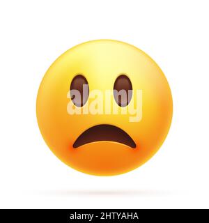 Icône triste emoji Illustration de Vecteur