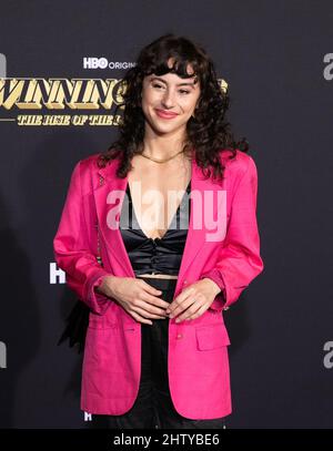 Corina Conti participe à la première de la "période gagnante: La montée de la dynastie des Lakers" d'HBO au Théâtre de l'Ace Hotel le 02 mars 2022 à Los Angeles, Californie. Photo: Shea Flynn/imageSPACE/Sipa USA Banque D'Images