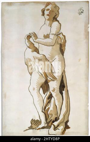 Art inspiré par Leda, 1747–1804, encre stylo et brune, lavage gris, sur craie noire, 10 x 5 7/16 po (254 x 138 mm), dessins, Giovanni Domenico Tiepolo (Italien, Venise 1727–1804 Venise, oeuvres classiques modernisées par Artotop avec une touche de modernité. Formes, couleur et valeur, impact visuel accrocheur sur l'art émotions par la liberté d'œuvres d'art d'une manière contemporaine. Un message intemporel qui cherche une nouvelle direction créative. Artistes qui se tournent vers le support numérique et créent le NFT Artotop Banque D'Images