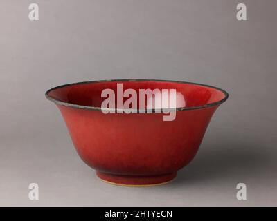 Art inspiré par Bowl, 18th siècle, chinois, porcelaine avec chanté de boeuf glaçé., diamètre : 8 1/4 po. (21 cm.), céramique, chinoise, dynastie Qing, œuvres classiques modernisées par Artotop avec une touche de modernité. Formes, couleur et valeur, impact visuel accrocheur sur l'art émotions par la liberté d'œuvres d'art d'une manière contemporaine. Un message intemporel qui cherche une nouvelle direction créative. Artistes qui se tournent vers le support numérique et créent le NFT Artotop Banque D'Images