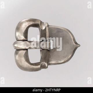 Art inspiré par Shoe Buckle, 7th siècle, byzantin, argent, total: 7/8 x 1 1/8 x 5/16 po. (2,3 x 2,9 x 0,8 cm), Metalwork-Silver, œuvres classiques modernisées par Artotop avec une touche de modernité. Formes, couleur et valeur, impact visuel accrocheur sur l'art émotions par la liberté d'œuvres d'art d'une manière contemporaine. Un message intemporel qui cherche une nouvelle direction créative. Artistes qui se tournent vers le support numérique et créent le NFT Artotop Banque D'Images