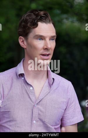 Benoît Cumberbatch au Chelsea Flower Show 2014 Banque D'Images