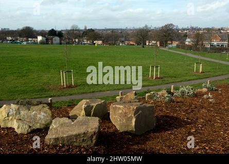 Oaklands Recreation Ground, Yardley, Birmingham, Royaume-Uni Banque D'Images