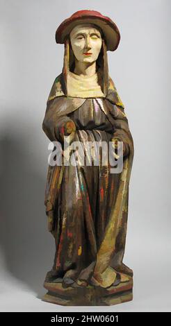 Art inspiré par Saint Jérôme, 15th siècle, fabriqué en Styrie, Autriche, autrichien, Bois de pin avec peinture, H: 31 1/2' (80 cm), Sculpture-Bois, oeuvres classiques modernisées par Artotop avec une touche de modernité. Formes, couleur et valeur, impact visuel accrocheur sur l'art émotions par la liberté d'œuvres d'art d'une manière contemporaine. Un message intemporel qui cherche une nouvelle direction créative. Artistes qui se tournent vers le support numérique et créent le NFT Artotop Banque D'Images