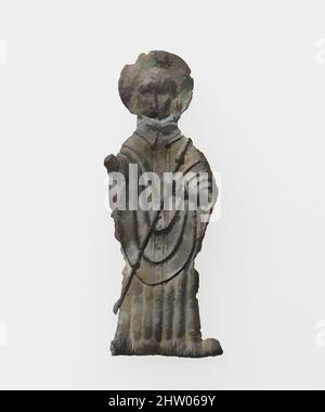 Art inspiré par l'insigne de Pilgrim, 15th siècle, français, plomb, total: 1 9/16 x 9/16in. (4 x 1,5cm), Metalwork-Lead, oeuvres classiques modernisées par Artotop avec une touche de modernité. Formes, couleur et valeur, impact visuel accrocheur sur l'art émotions par la liberté d'œuvres d'art d'une manière contemporaine. Un message intemporel qui cherche une nouvelle direction créative. Artistes qui se tournent vers le support numérique et créent le NFT Artotop Banque D'Images