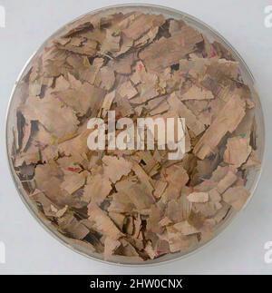 Art inspiré par des fragments de Papyri, 7th siècle, fait à Thèbes, Égypte byzantine, copte, Papyrus et encre, stockage (boîte de Petri diam.) : 4 5/16 po. (11 cm), Papyrus, oeuvres classiques modernisées par Artotop avec une touche de modernité. Formes, couleur et valeur, impact visuel accrocheur sur l'art émotions par la liberté d'œuvres d'art d'une manière contemporaine. Un message intemporel qui cherche une nouvelle direction créative. Artistes qui se tournent vers le support numérique et créent le NFT Artotop Banque D'Images