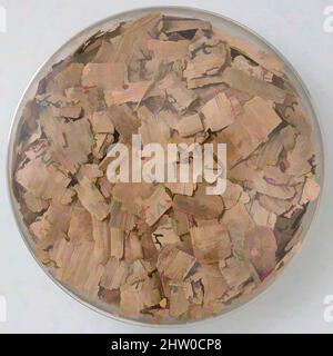 Art inspiré par des fragments de Papyri, 7th siècle, fait à Thèbes, Égypte byzantine, copte, Papyrus et encre, stockage (boîte de Petri diam.) : 4 5/16 po. (11 cm), Papyrus, oeuvres classiques modernisées par Artotop avec une touche de modernité. Formes, couleur et valeur, impact visuel accrocheur sur l'art émotions par la liberté d'œuvres d'art d'une manière contemporaine. Un message intemporel qui cherche une nouvelle direction créative. Artistes qui se tournent vers le support numérique et créent le NFT Artotop Banque D'Images