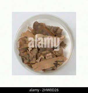 Art inspiré par des fragments de Papyri, 7th siècle, fait à Thèbes, Égypte byzantine, copte, Papyrus et encre, stockage (boîte de Petri diam.) : 1 13/16 po. (4,6 cm), Papyrus, oeuvres classiques modernisées par Artotop avec une touche de modernité. Formes, couleur et valeur, impact visuel accrocheur sur l'art émotions par la liberté d'œuvres d'art d'une manière contemporaine. Un message intemporel qui cherche une nouvelle direction créative. Artistes qui se tournent vers le support numérique et créent le NFT Artotop Banque D'Images