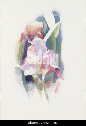 Art inspiré par Violet Iris, env. 1920, aquarelle et graphite sur papier, 14 x 10 po. (35,6 x 25,4 cm), dessins, Charles Demuth (américain, Lancaster, Pennsylvanie 1883–1935 Lancaster, Pennsylvania, Classic œuvres modernisées par Artotop avec une touche de modernité. Formes, couleur et valeur, impact visuel accrocheur sur l'art émotions par la liberté d'œuvres d'art d'une manière contemporaine. Un message intemporel qui cherche une nouvelle direction créative. Artistes qui se tournent vers le support numérique et créent le NFT Artotop Banque D'Images