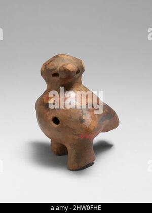 Art inspiré par Pottery Whistle, pré-colombien, ca. 800–1525, région du Centre, Costa Rica, Costa Rica, argile, H: 78mm; W: 77mm; L: 68mm; WT: 113g., Aerophone-Whistle Flute-sifflet, Œuvres classiques modernisées par Artotop avec une touche de modernité. Formes, couleur et valeur, impact visuel accrocheur sur l'art émotions par la liberté d'œuvres d'art d'une manière contemporaine. Un message intemporel qui cherche une nouvelle direction créative. Artistes qui se tournent vers le support numérique et créent le NFT Artotop Banque D'Images