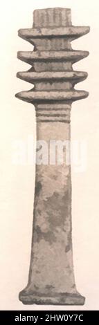 Art inspiré par Amulet, pilier Djed, période tardive, dynastie 26–30, 664–332 av. J.-C., D'Égypte, de la faïence bleue, les œuvres classiques modernisées par Artotop avec une touche de modernité. Formes, couleur et valeur, impact visuel accrocheur sur l'art émotions par la liberté d'œuvres d'art d'une manière contemporaine. Un message intemporel qui cherche une nouvelle direction créative. Artistes qui se tournent vers le support numérique et créent le NFT Artotop Banque D'Images