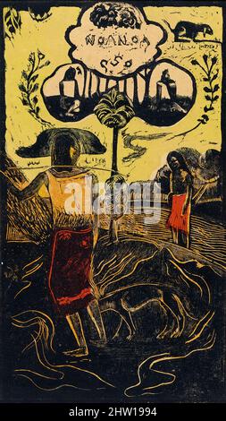 Paul Gauguin, Noa Noa (parfumé, parfumé), imprimé en couleur sur bois, 1894-1895 Banque D'Images