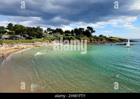 France, Finistère (29), Moelan sur Mer, plage de Kerfany Banque D'Images